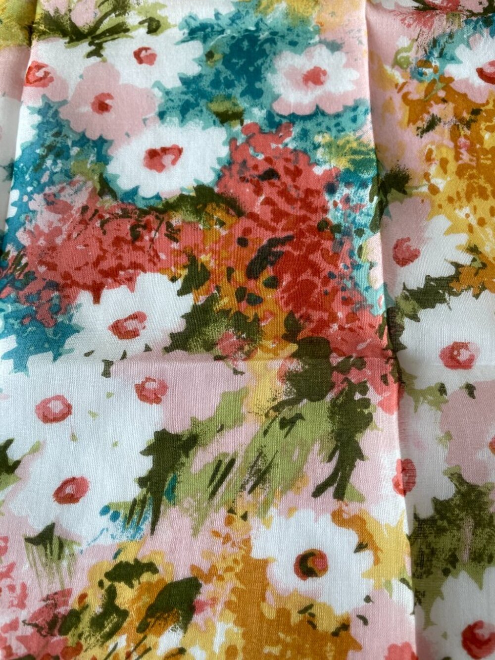 Vintage Valentino Garavani Floral Cotton Scarf - Picture 12 of 14